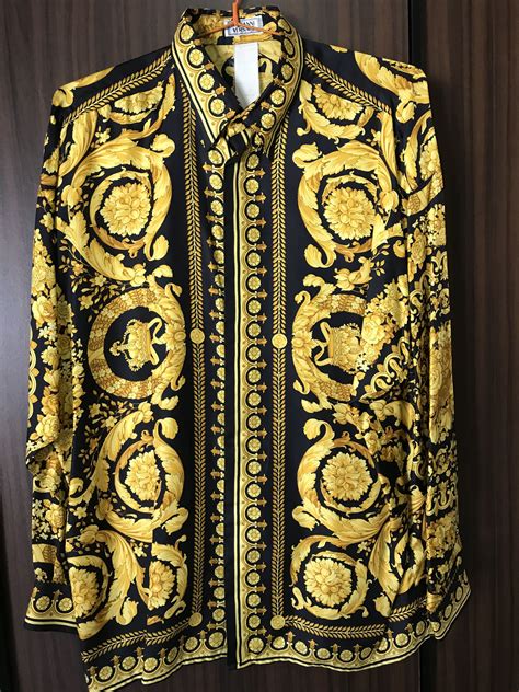 gianni versace silk shirt|gianni versace clothing line.